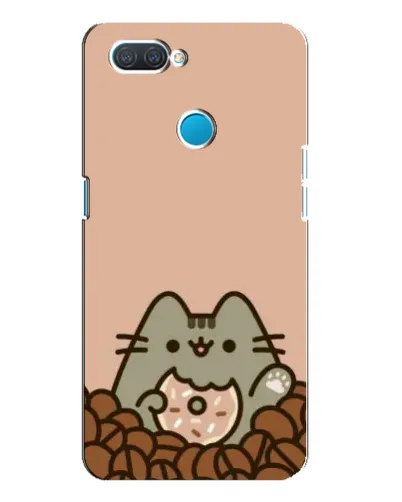 Чехол для OPPO A12 с картинкой «Кофейный Пушин» Чехол для OPPO A12 с картинкой «Кофейный Пушин»