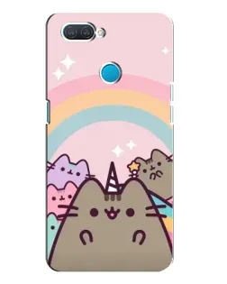 Чехол для OPPO A12 с картинкой «Единорог Pusheen»