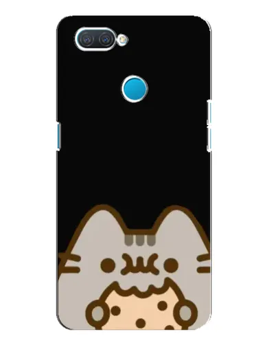 Чехол для OPPO A12 с картинкой «Пушин на черном» Чехол для OPPO A12 с картинкой «Пушин на черном»