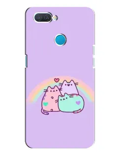 Чехол для OPPO A12 с картинкой «Радужные Пушины» Чехол для OPPO A12 с картинкой «Радужные Пушины»