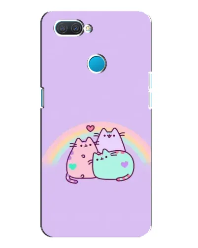 Чехол для OPPO A12 с картинкой «Радужные Пушины» Чехол для OPPO A12 с картинкой «Радужные Пушины»