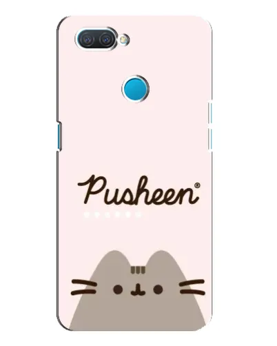 Чехол для OPPO A12 с картинкой «Pusheen логотип» Чехол для OPPO A12 с картинкой «Pusheen логотип»