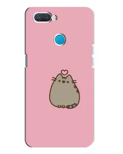 Чехол для OPPO A12 с картинкой «Pusheen сердце» Чехол для OPPO A12 с картинкой «Pusheen сердце»
