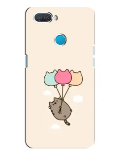 Чехол для OPPO A12 с картинкой «Пушин на шариках» Чехол для OPPO A12 с картинкой «Пушин на шариках»