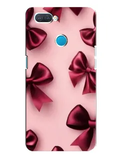 Чехол для OPPO A12 с картинкой «Бордовый атлас»