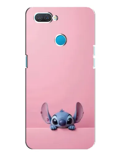 Чехол для OPPO A12 с картинкой «Stitch выглядывает»