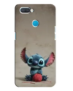 Чехол для OPPO A12 с картинкой «Стич на коричневом фоне» Чехол для OPPO A12 с картинкой «Стич на коричневом фоне»