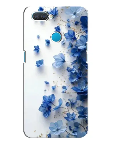 Чохол для OPPO A12 з картинкою «Блакитний квітковий каскад» Чохол для OPPO A12 з картинкою «Блакитний квітковий каскад»