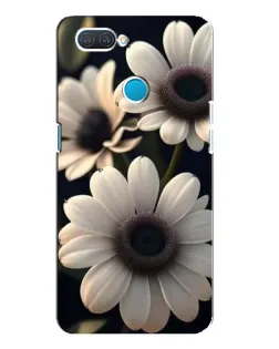 Чехол для OPPO A12 с картинкой «Белые маргаритки макро» Чехол для OPPO A12 с картинкой «Белые маргаритки макро»