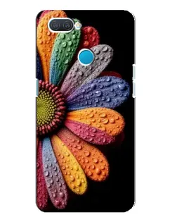 Чехол для OPPO A12 с картинкой «Радужный цветок» Чехол для OPPO A12 с картинкой «Радужный цветок»
