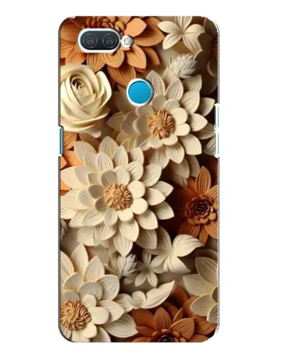 Чохол для OPPO A12 з картинкою «Бежевий флористичний декор» Чохол для OPPO A12 з картинкою «Бежевий флористичний декор»