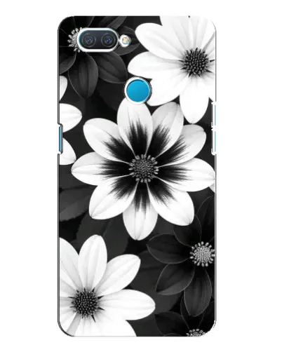 Чохол для OPPO A12 з картинкою «Монохромні айстри» Чохол для OPPO A12 з картинкою «Монохромні айстри»
