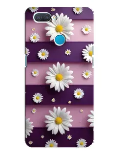 Чехол для OPPO A12 с картинкой «Ромашки на фиолетовом» Чехол для OPPO A12 с картинкой «Ромашки на фиолетовом»