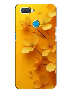 Чехол для OPPO A12 с картинкой «Золотые лепестки» Чехол для OPPO A12 с картинкой «Золотые лепестки»