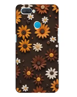 Чехол для OPPO A12 с картинкой «Узор из маленьких подсолнухов» Чехол для OPPO A12 с картинкой «Узор из маленьких подсолнухов»