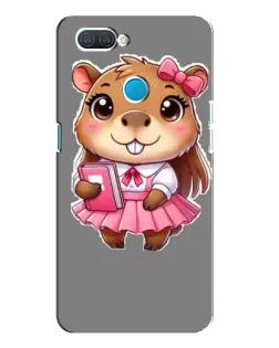 Чехол для OPPO A12 с картинкой «Девочка капибара» Чехол для OPPO A12 с картинкой «Девочка капибара»
