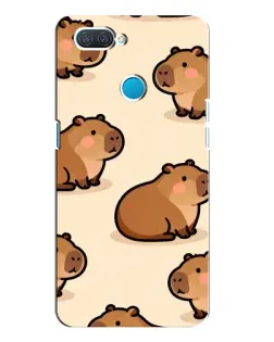 Чехол для OPPO A12 с картинкой «Паттерн милых капибар» Чехол для OPPO A12 с картинкой «Паттерн милых капибар»