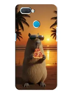 Чехол для OPPO A12 с картинкой «Капибара с пиццей» Чехол для OPPO A12 с картинкой «Капибара с пиццей»