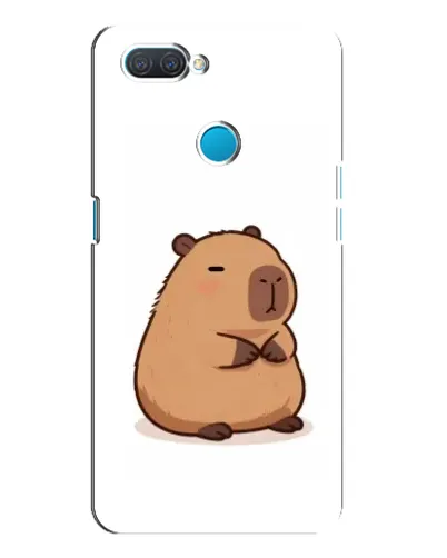 Чехол для OPPO A12 с картинкой «Толстенькая капибара»
