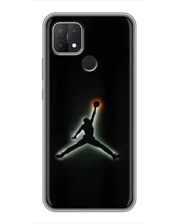 Чехол для OPPO A15 с картинкой «Jordan Gradient Logo» Чехол для OPPO A15 с картинкой «Jordan Gradient Logo»