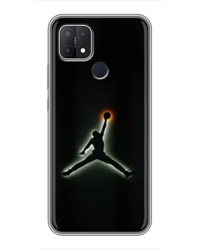 Чехол для OPPO A15 с картинкой «Jordan Gradient Logo»