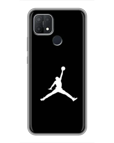 Чехол для OPPO A15 с картинкой «Jordan Silhouette»