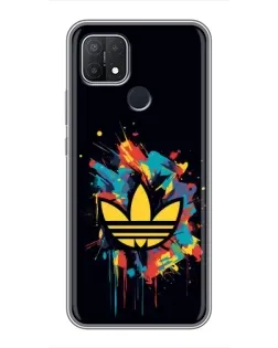 Чехол для OPPO A15 с картинкой «Adidas Splash» Чехол для OPPO A15 с картинкой «Adidas Splash»
