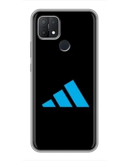 Чехол для OPPO A15 с картинкой «Adidas Cyan Logo» Чехол для OPPO A15 с картинкой «Adidas Cyan Logo»