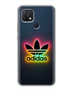Чехол для OPPO A15 с картинкой «Неоновый Adidas» Чехол для OPPO A15 с картинкой «Неоновый Adidas»