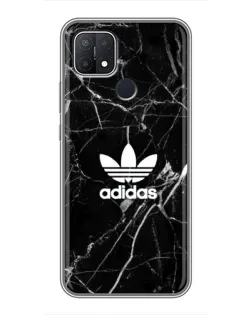 Чехол для OPPO A15 с картинкой «Белый мрамор Adidas» Чехол для OPPO A15 с картинкой «Белый мрамор Adidas»