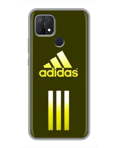 Чехол для OPPO A15 с картинкой «Оливковый градиент Adidas»