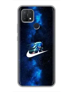 Чехол для OPPO A15 с картинкой «Звездный путь Nike»