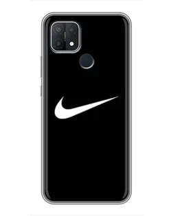 Чехол для OPPO A15 с картинкой «Минималистический Найк» Чехол для OPPO A15 с картинкой «Минималистический Найк»