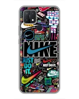 Чехол для OPPO A15 с картинкой «Яркий коллаж Nike» Чехол для OPPO A15 с картинкой «Яркий коллаж Nike»
