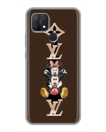 Чехол для OPPO A15 с картинкой «LV и Микки Маус»