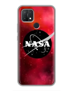 Чехол для OPPO A15 с картинкой «NASA — красная туманность» Чехол для OPPO A15 с картинкой «NASA — красная туманность»
