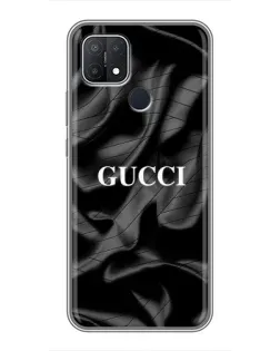 Чехол для OPPO A15 с картинкой «Gucci — шелковые волны» Чехол для OPPO A15 с картинкой «Gucci — шелковые волны»