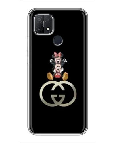 Чохол для OPPO A15 з картинкою «Мінні Маус на лого» Чохол для OPPO A15 з картинкою «Мінні Маус на лого»