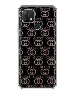 Чохол для OPPO A15 з картинкою «Класична монограма Gucci»