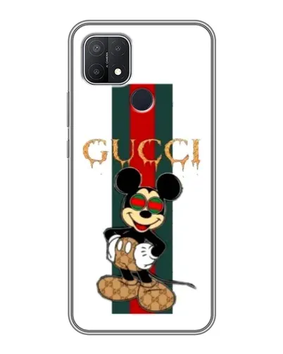 Чохол для OPPO A15 з картинкою «Міккі Маус Gucci — смуги» Чохол для OPPO A15 з картинкою «Міккі Маус Gucci — смуги»
