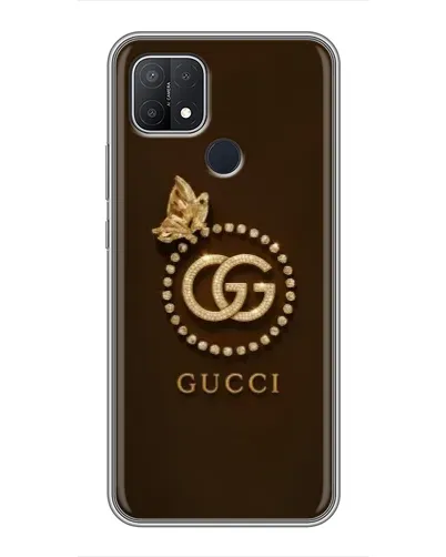 Чохол для OPPO A15 з картинкою «Gucci — золотий метелик» Чохол для OPPO A15 з картинкою «Gucci — золотий метелик»