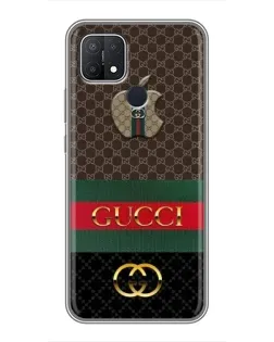 Чохол для OPPO A15 з картинкою «Gucci — брендований десерт»