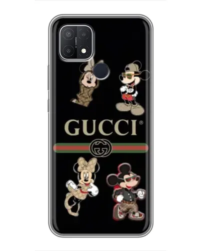 Чохол для OPPO A15 з картинкою «Gucci — герої Disney та монограма» Чохол для OPPO A15 з картинкою «Gucci — герої Disney та монограма»