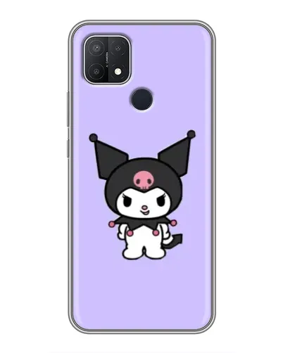 Чохол для OPPO A15 з картинкою «Kuromi — ніжний фіолетовий»