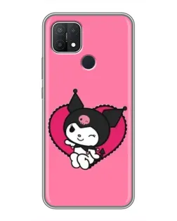 Чохол для OPPO A15 з картинкою «Kuromi — любов у серці» Чохол для OPPO A15 з картинкою «Kuromi — любов у серці»