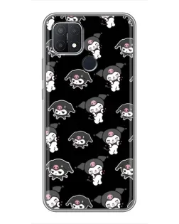 Чохол для OPPO A15 з картинкою «Чорний паттерн Kuromi» Чохол для OPPO A15 з картинкою «Чорний паттерн Kuromi»