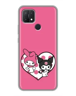 Чохол для OPPO A15 з картинкою «Kuromi та My Melody» Чохол для OPPO A15 з картинкою «Kuromi та My Melody»