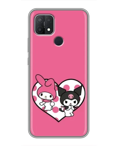 Чохол для OPPO A15 з картинкою «Kuromi та My Melody»