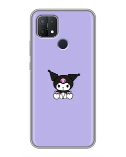Чохол для OPPO A15 з картинкою «Kuromi — фіолетовий мінімалізм» Чохол для OPPO A15 з картинкою «Kuromi — фіолетовий мінімалізм»