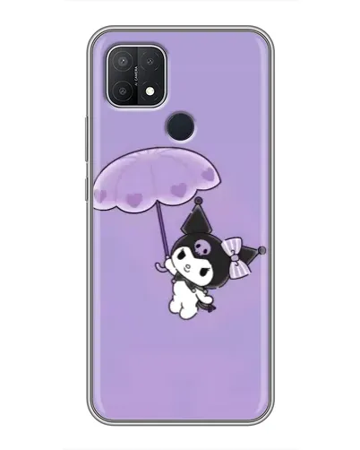 Чохол для OPPO A15 з картинкою «Kuromi з парасолькою»